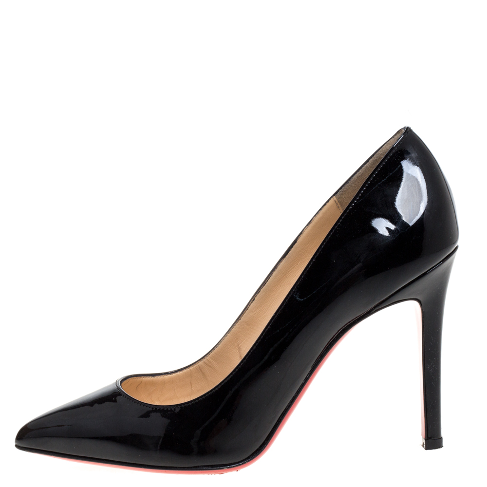 

Christian Louboutin Black Patent Leather Pigalle Pumps Size