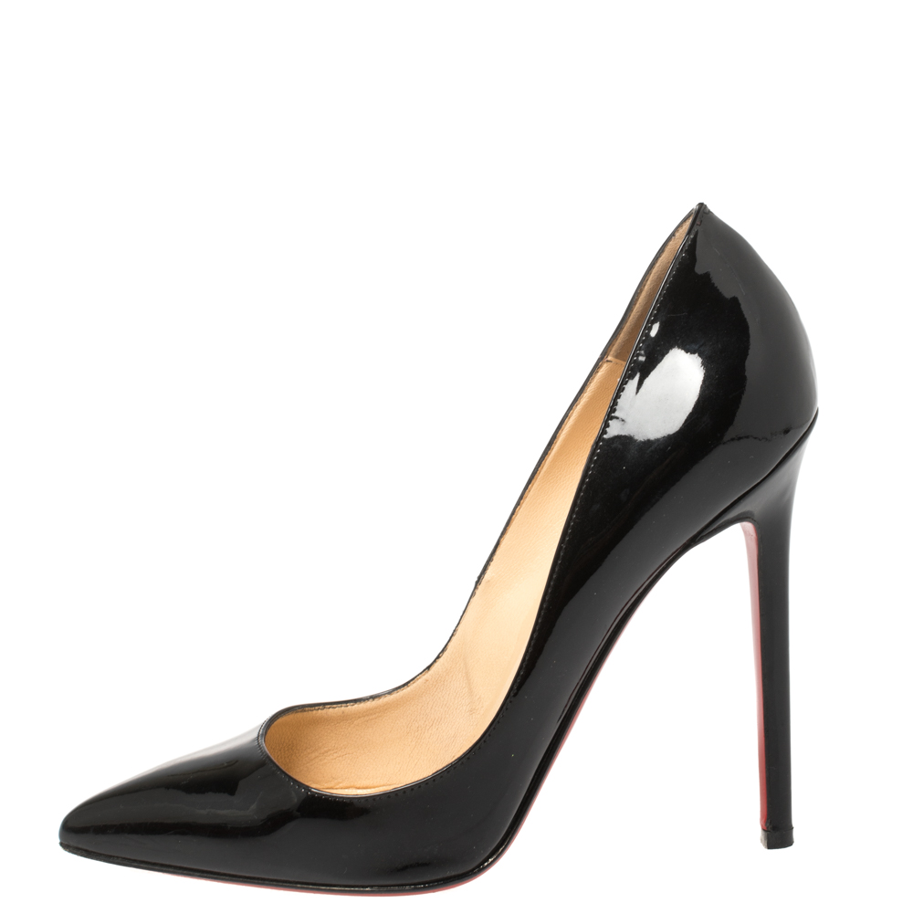 

Christian Louboutin Black Patent Leather Pigalle Pumps Size