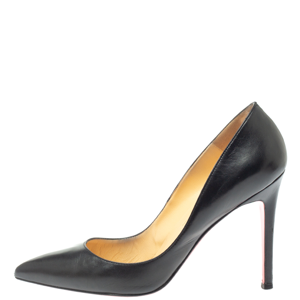 

Christian Louboutin Black Leather Pigalle Pumps Size