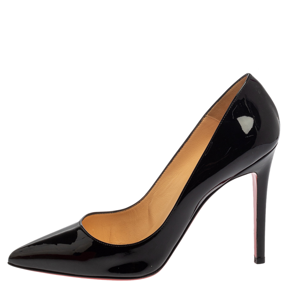 

Christian Louboutin Black Patent Leather Pigalle Pumps Size