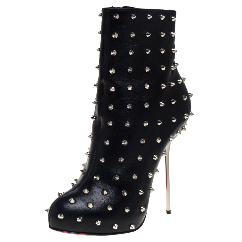 spiked louboutin boots