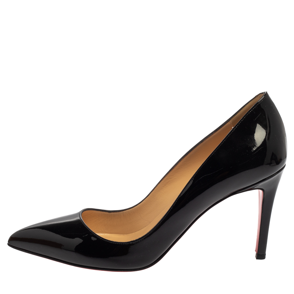 

Christian Louboutin Black Patent Leather Pigalle Pumps Size