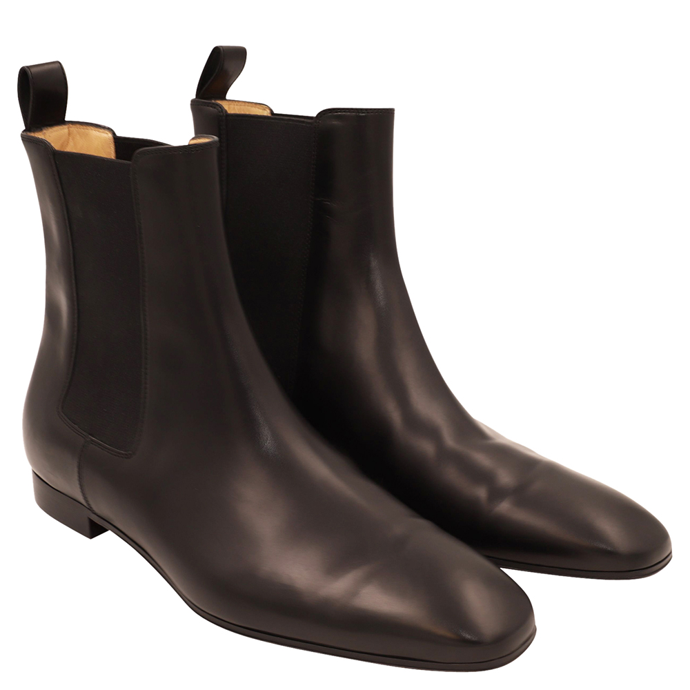 

Christian Louboutin Brown Leather Roadie Chelsea Boots Size