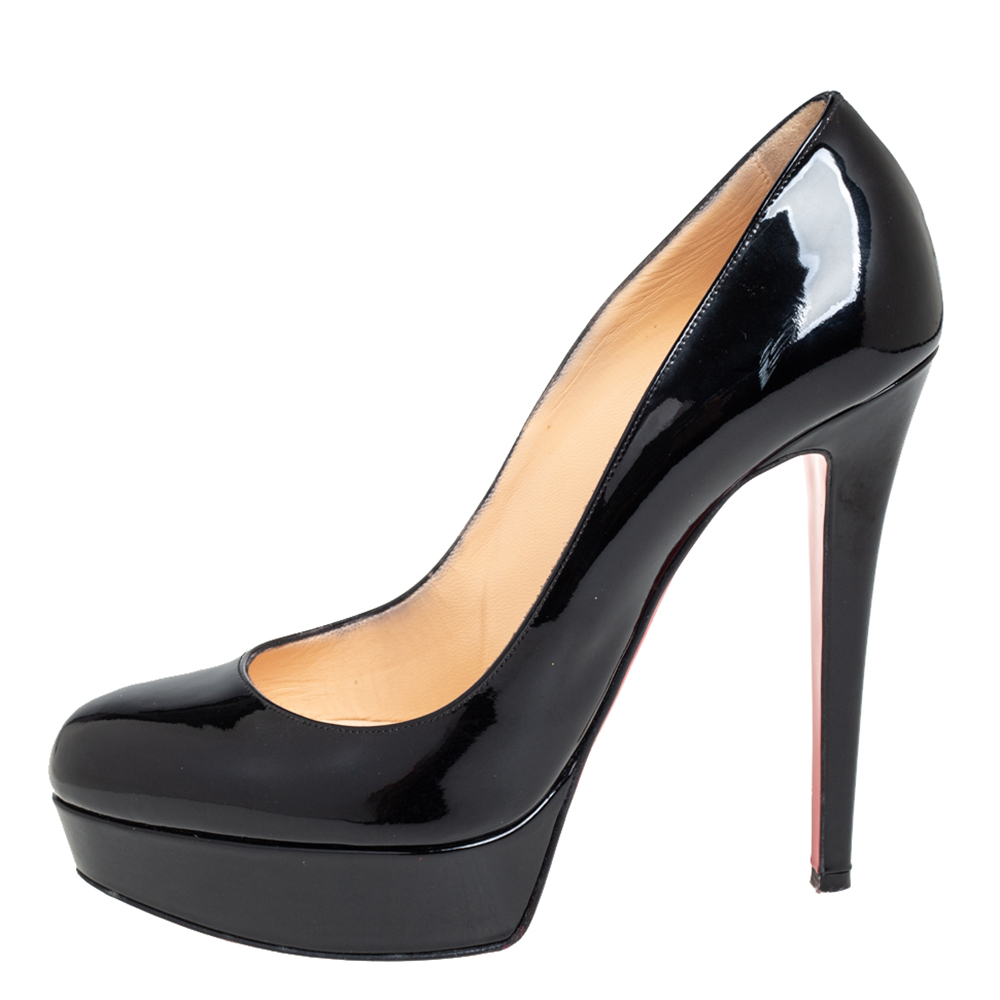 

Christian Louboutin Black Patent Leather Bianca Pumps Size