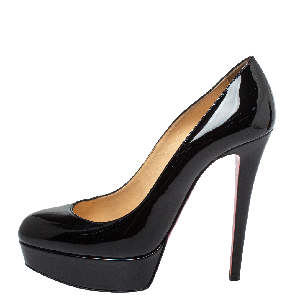 

Christian Louboutin Black Patent Leather Bianca Pumps Size