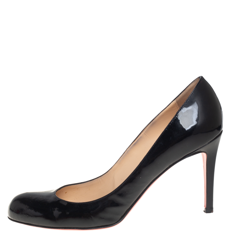 

Christian Louboutin Black Patent Leather Simple Pumps Size