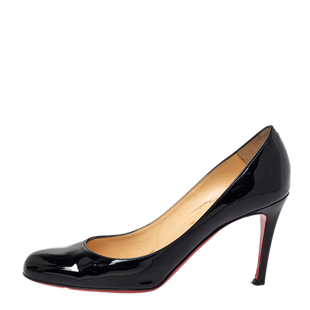

Christian Louboutin Black Patent Leather Simple Pumps Size
