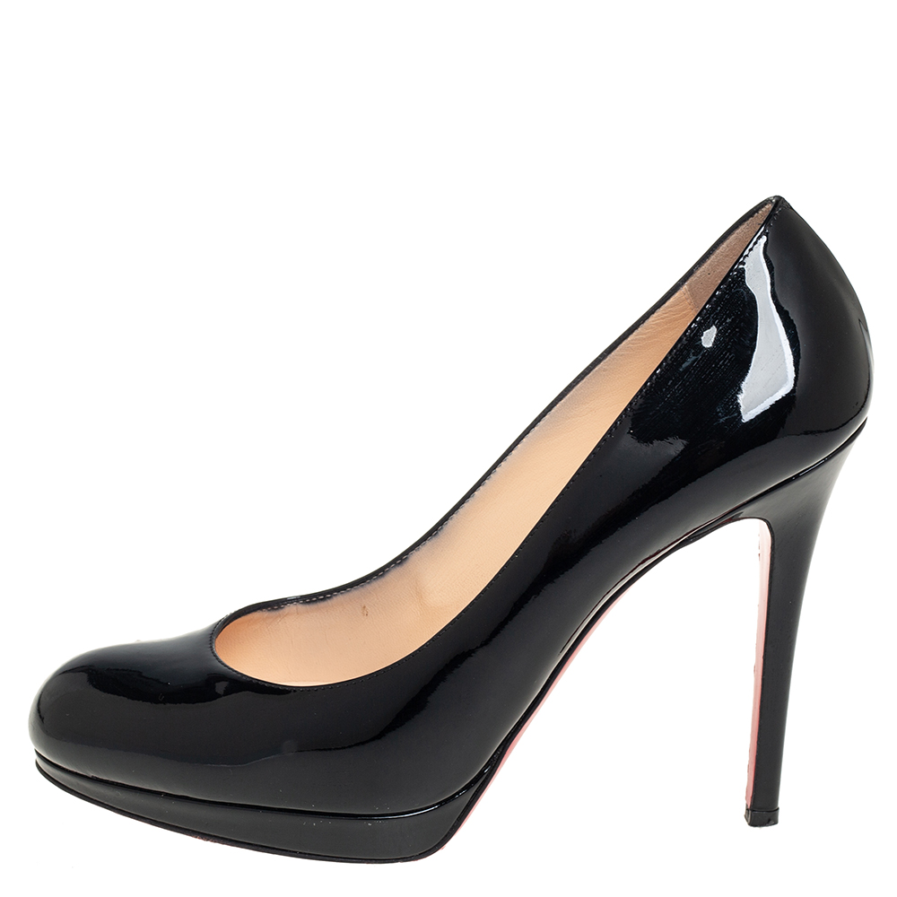 

Christian Louboutin Black Patent Leather New Simple Pumps Size
