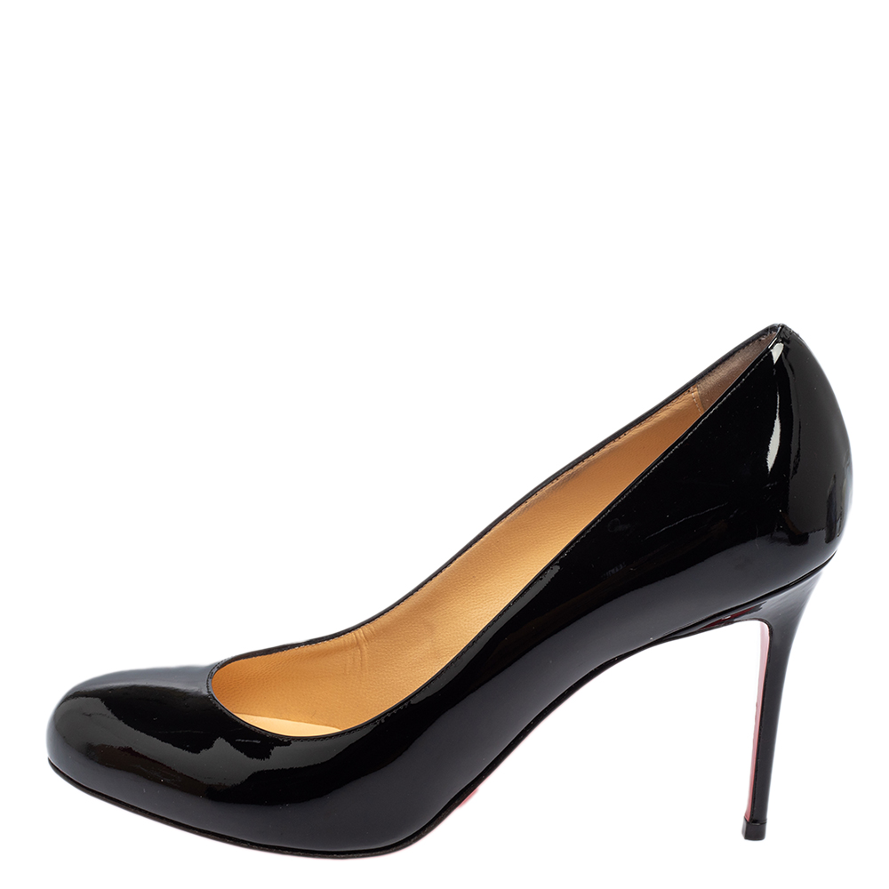 

Christian Louboutin Black Patent Leather Fifi Pumps Size