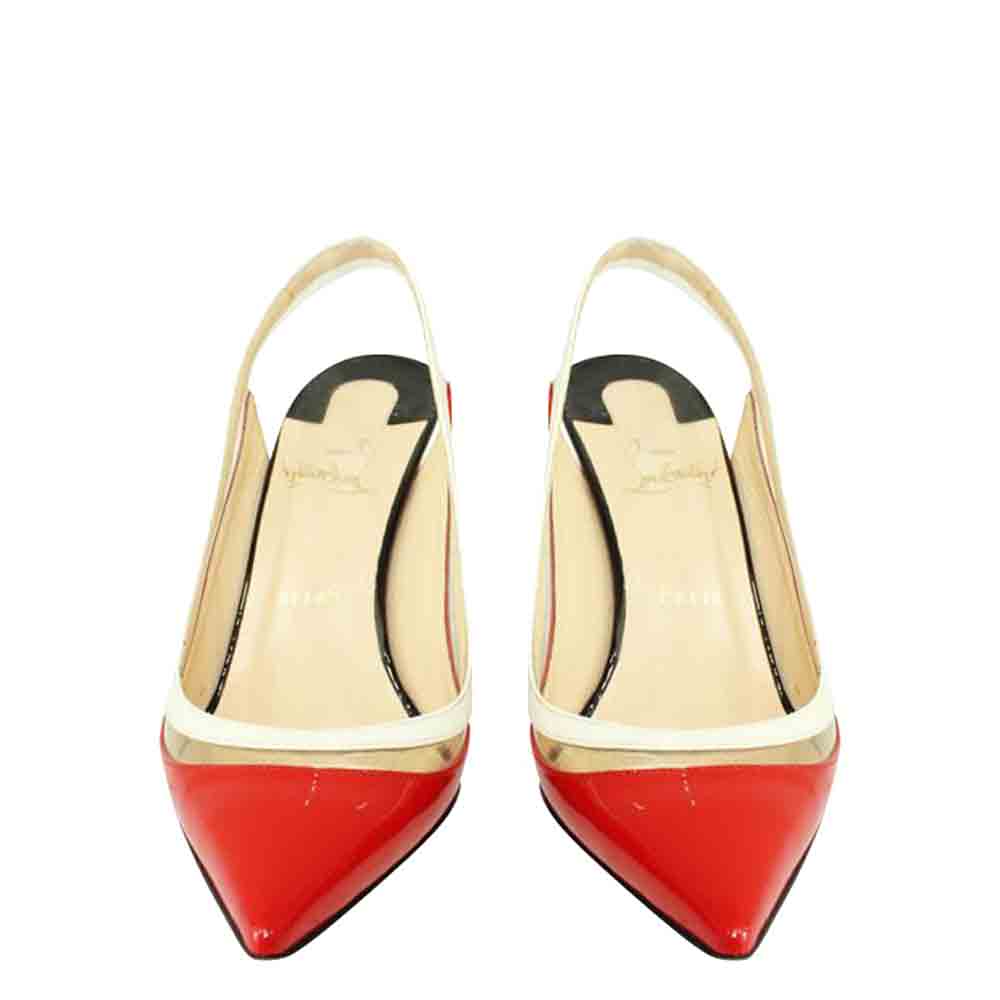 

Christian Louboutin Multicolor Patent Leather Suspenodo Sandals EU