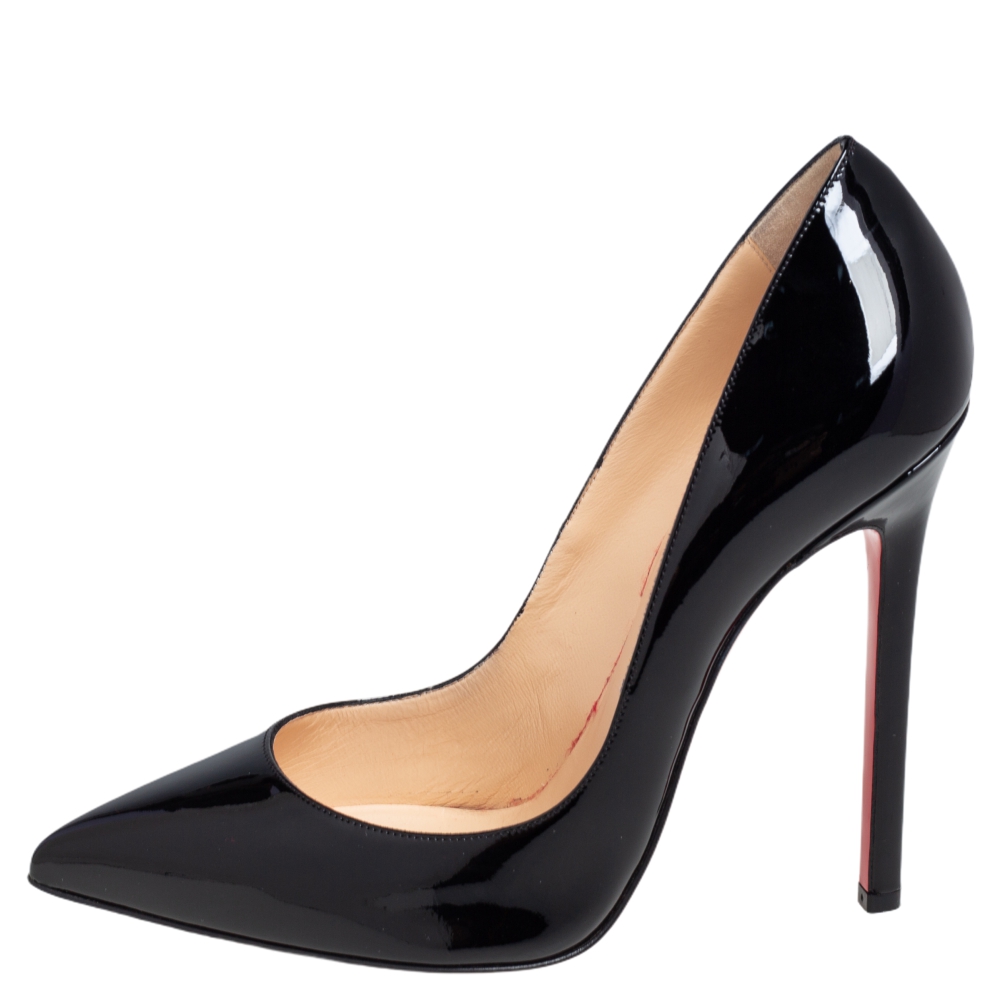 

Christian Louboutin Black Patent Leather Pigalle Pumps Size