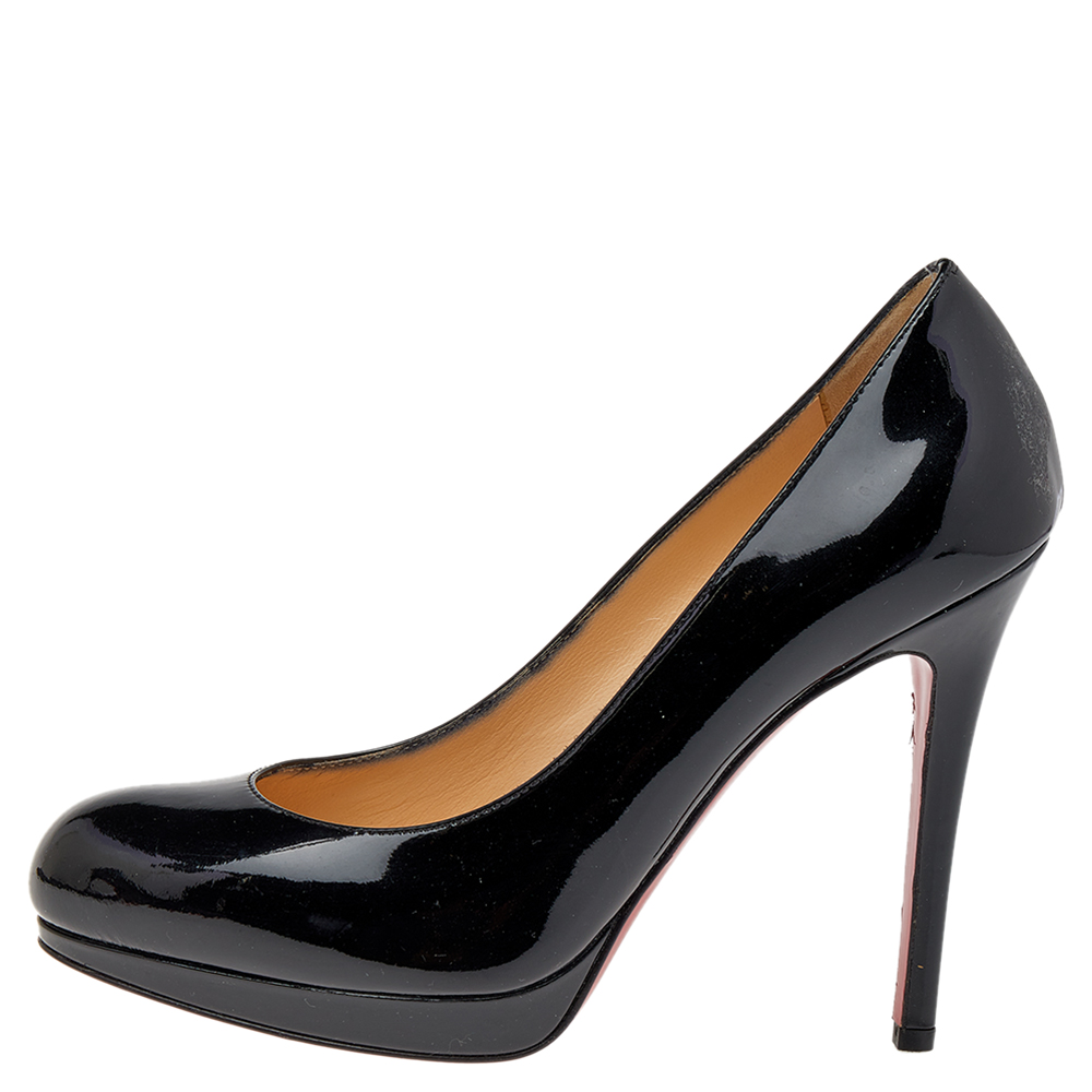 

Christian Louboutin Black Patent Leather Simple Pumps Size