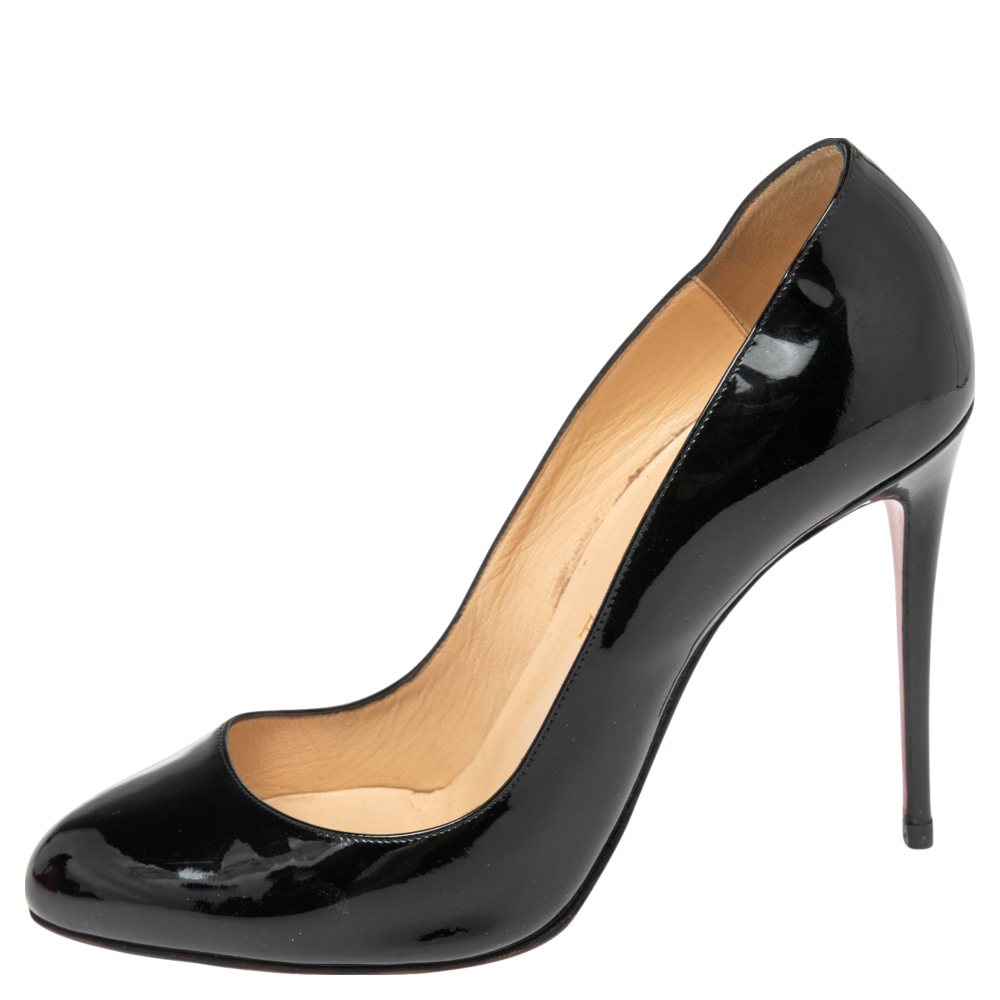 

Christian Louboutin Black Patent Leather Simple Pumps Size