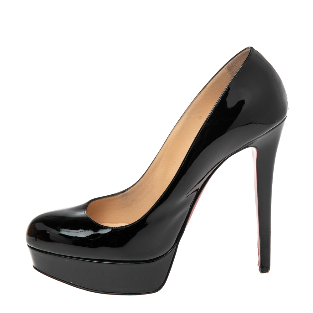 

Christian Louboutin Black Patent Leather Bianca Pumps Size