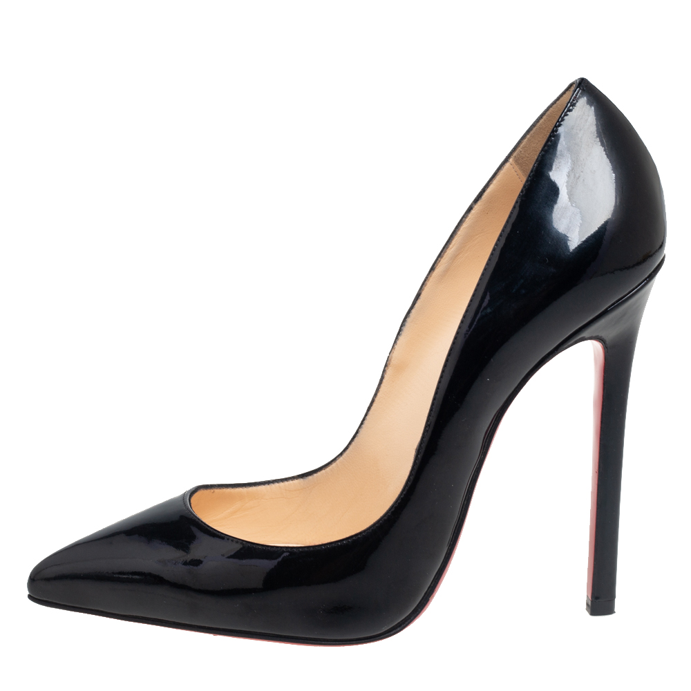 

Christian Louboutin Black Patent Leather Pigallie Pumps Size