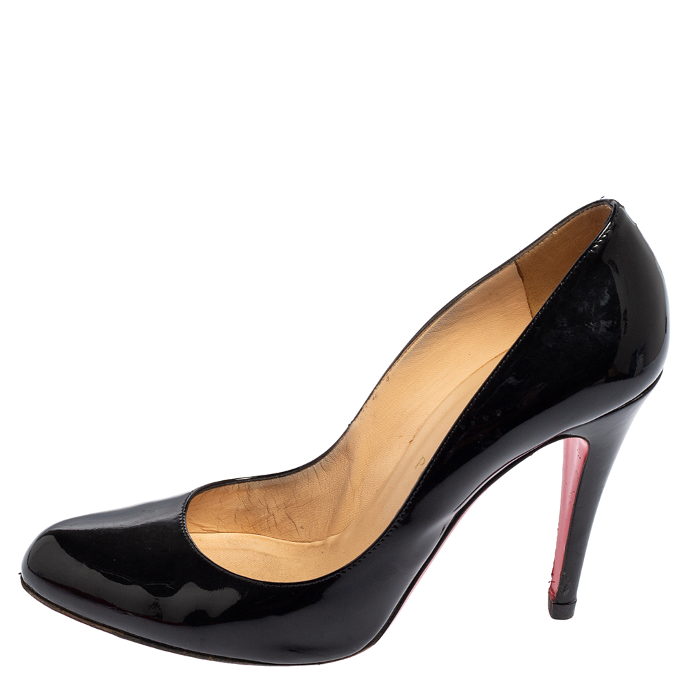 

Christian Louboutin Black Patent Leather Simple Pumps Size