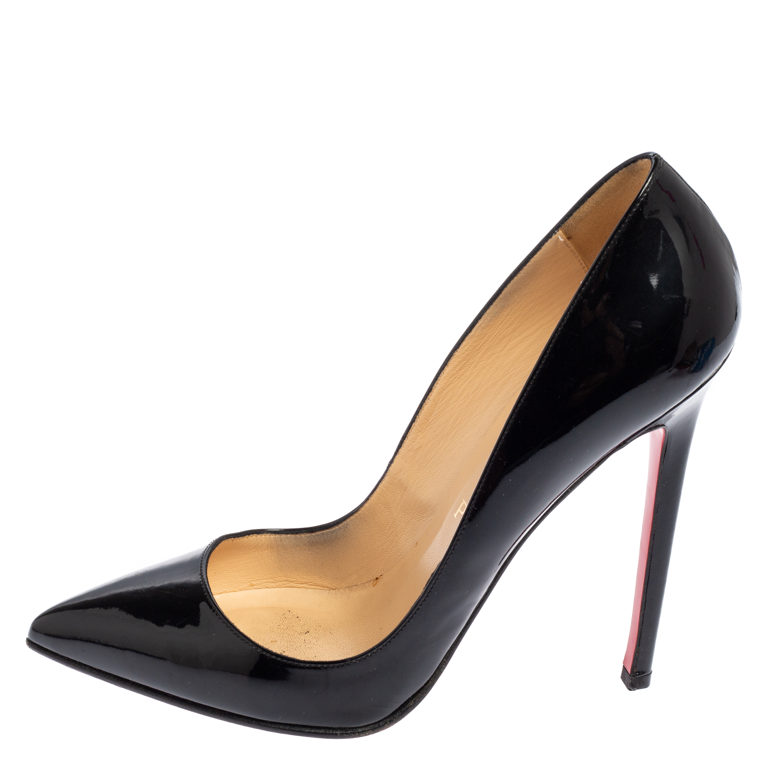 

Christian Louboutin Black Patent Leather Pigalle Pumps Size