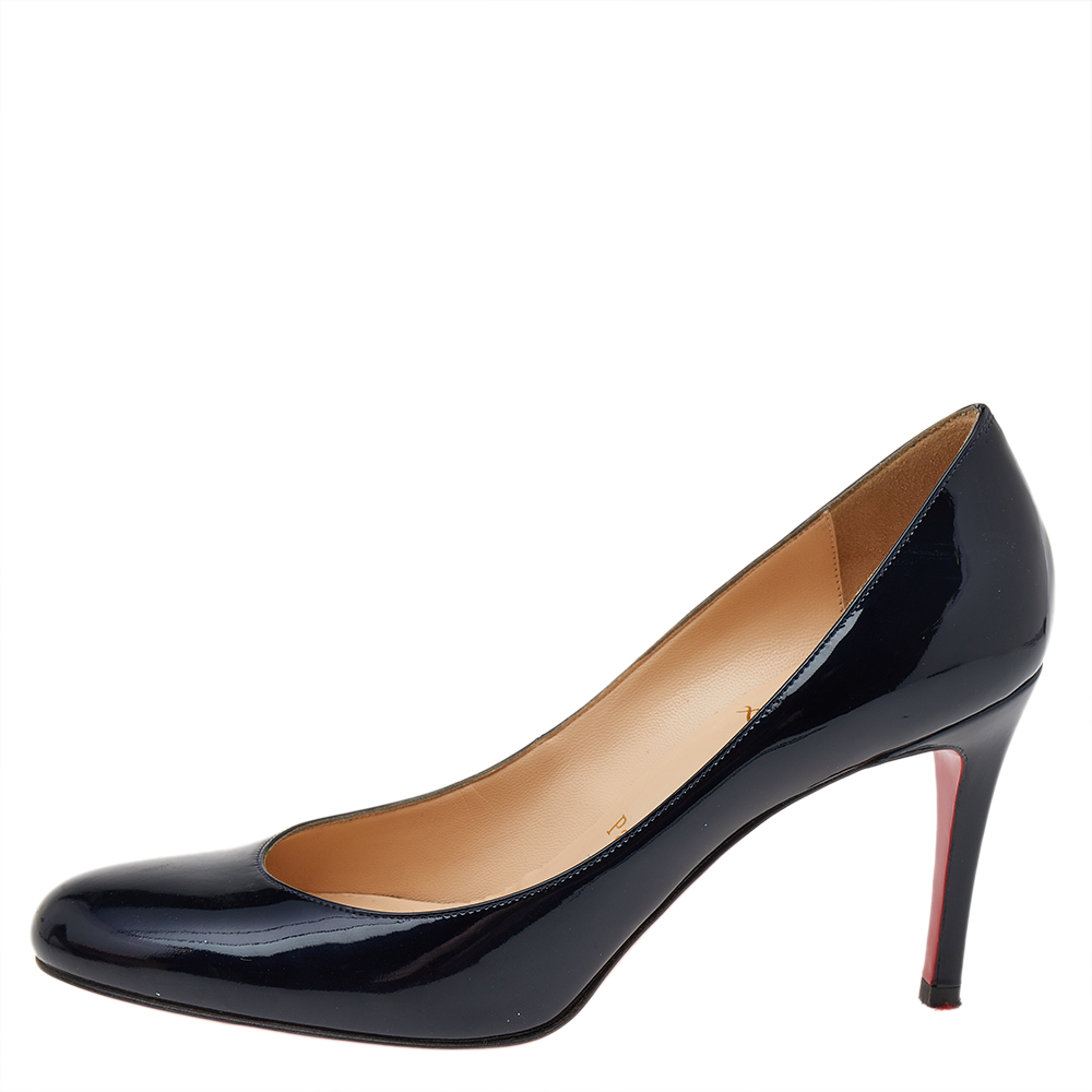 

Christian Louboutin Black Patent Leather Simple Pumps Size