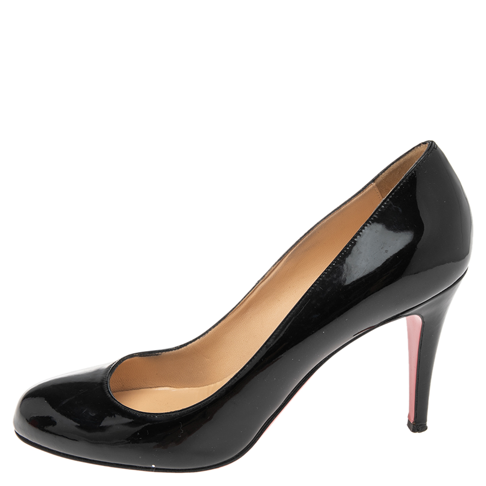 

Christian Louboutin Black Patent Leather Simple Pumps Size