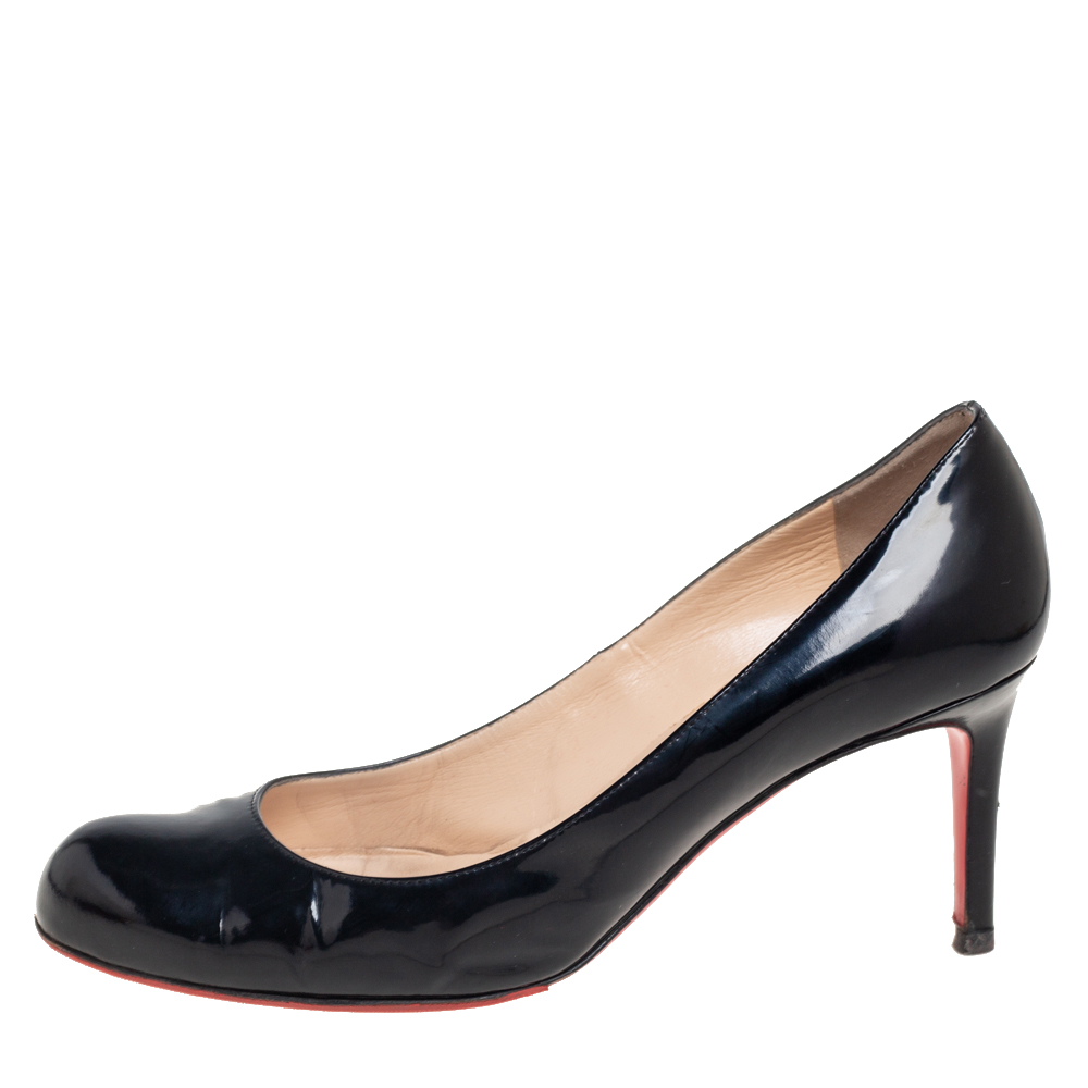 

Christian Louboutin Black Patent Leather Simple Pumps Size