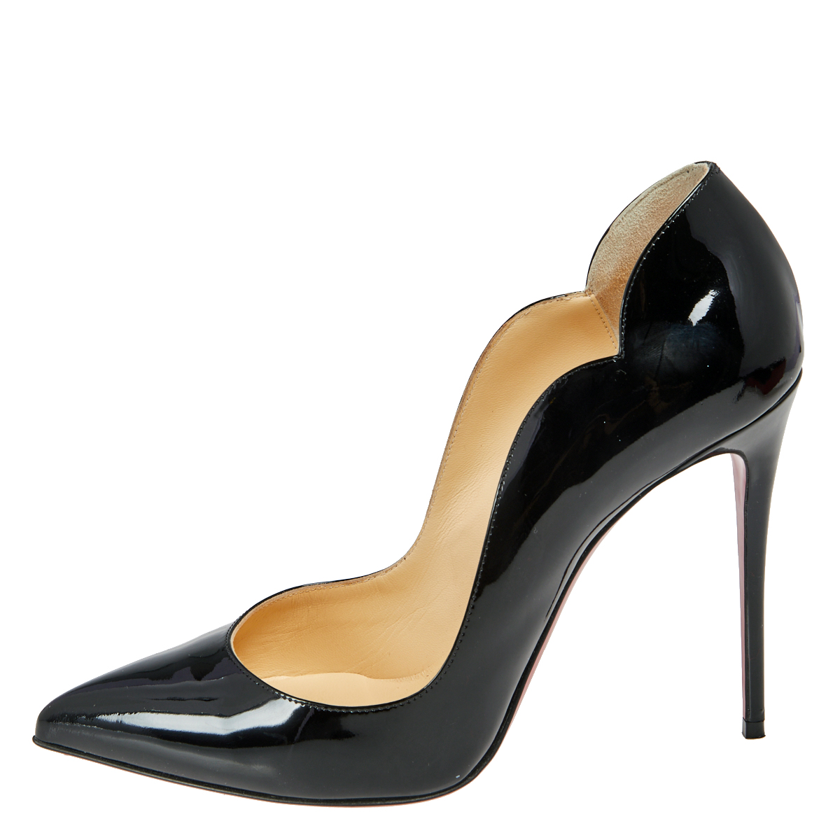 

Christian Louboutin Black Patent Leather Hot Chick Pumps Size