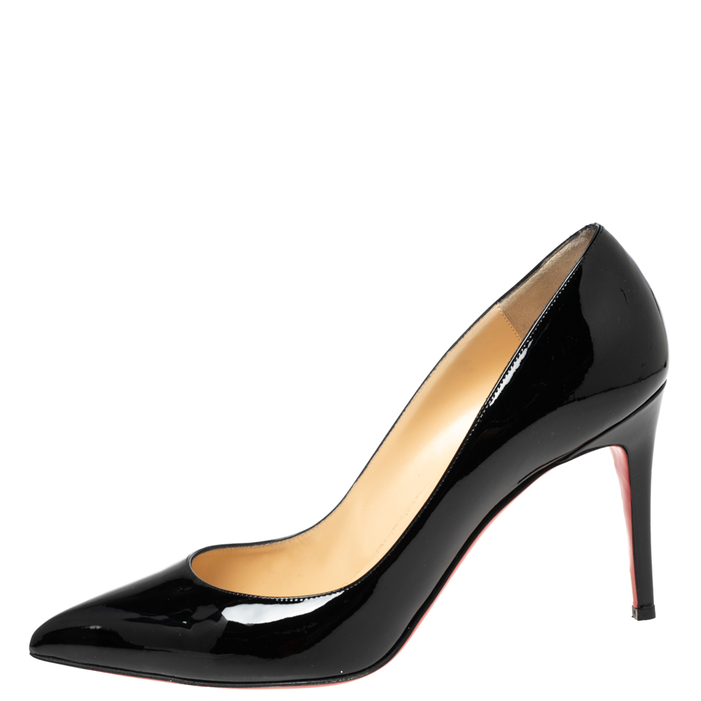 

Christian Louboutin Black Patent Leather Pigalle Pumps Size