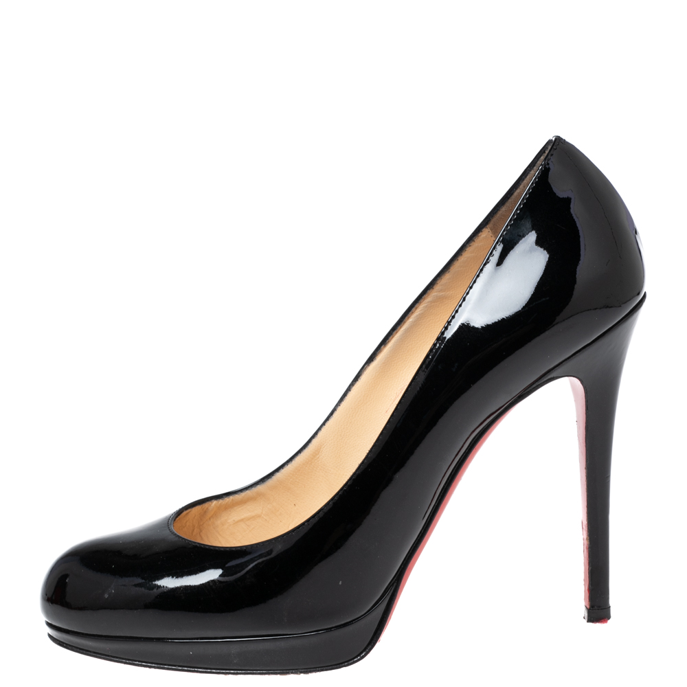 

Christian Louboutin Black Patent Leather New Simple Pumps Size