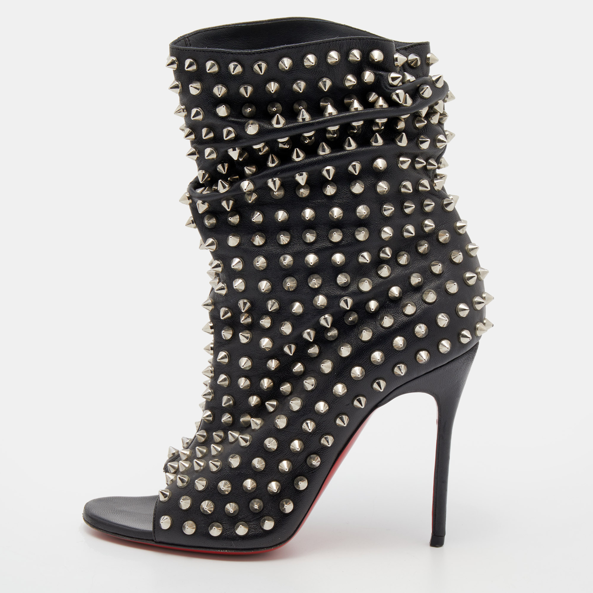 christian louboutin spike boots