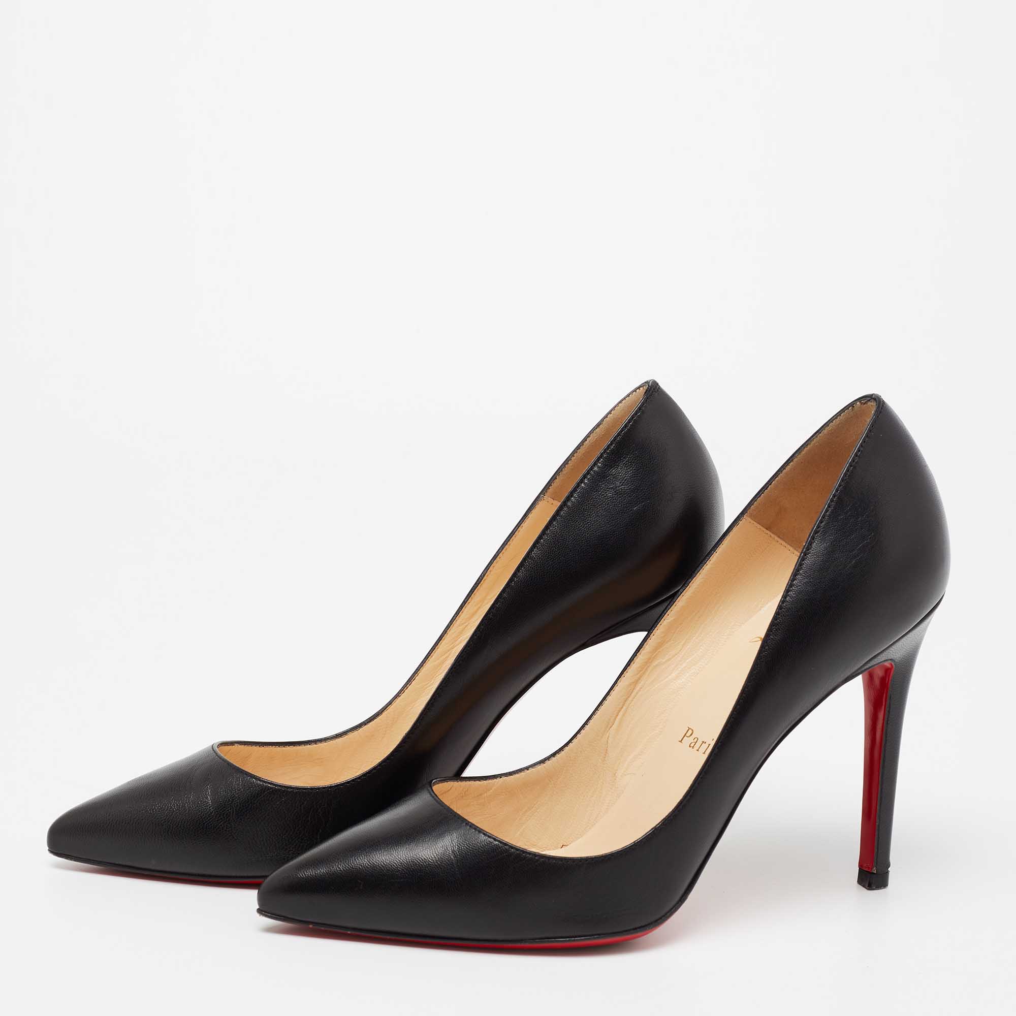 

Christian Louboutin Black Leather Pigalle Pumps Size