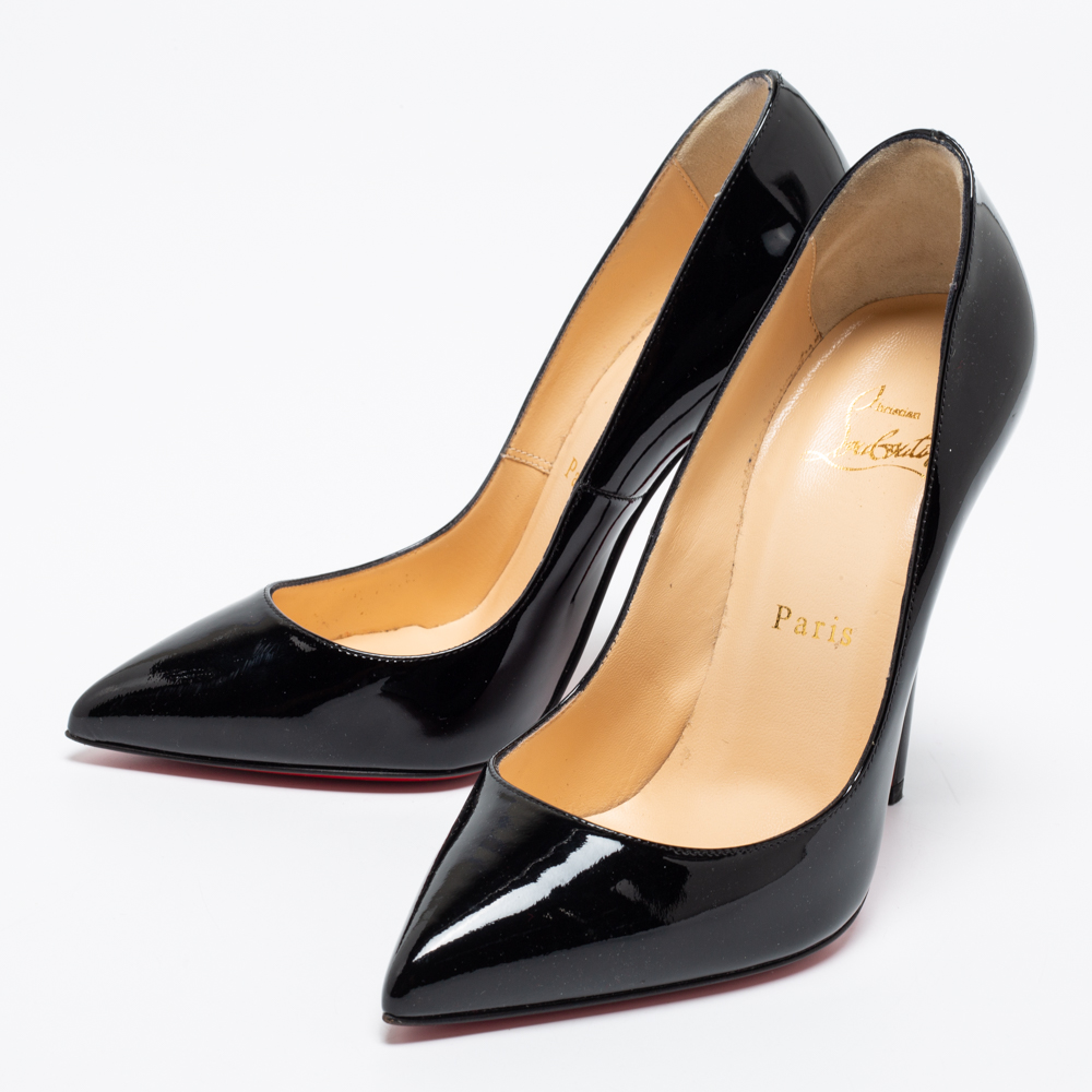 

Christian Louboutin Black Patent Leather Pigalle Pumps Size