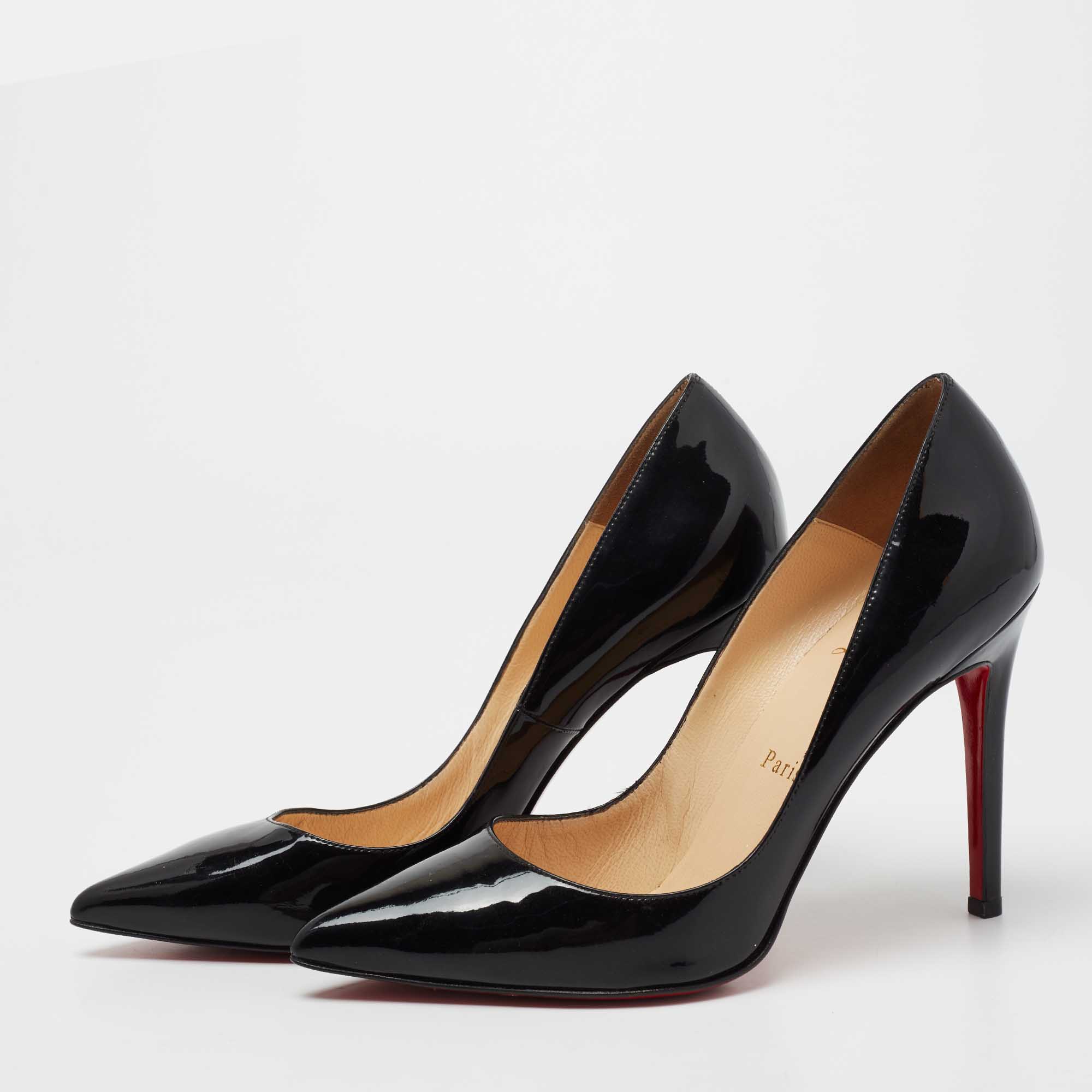 

Christian Louboutin Black Patent Leather Pigalle Pumps Size