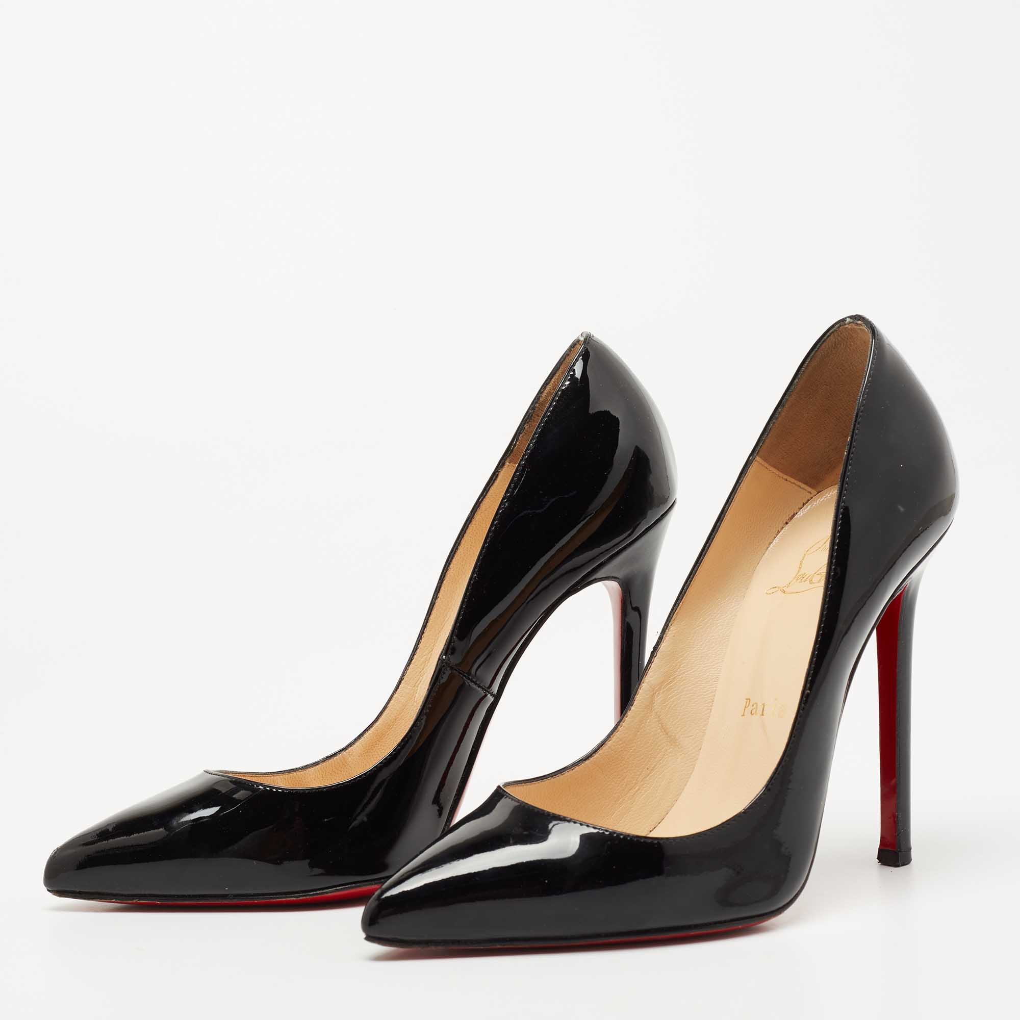 

Christian Louboutin Black Patent Leather Pigalle Pumps Size