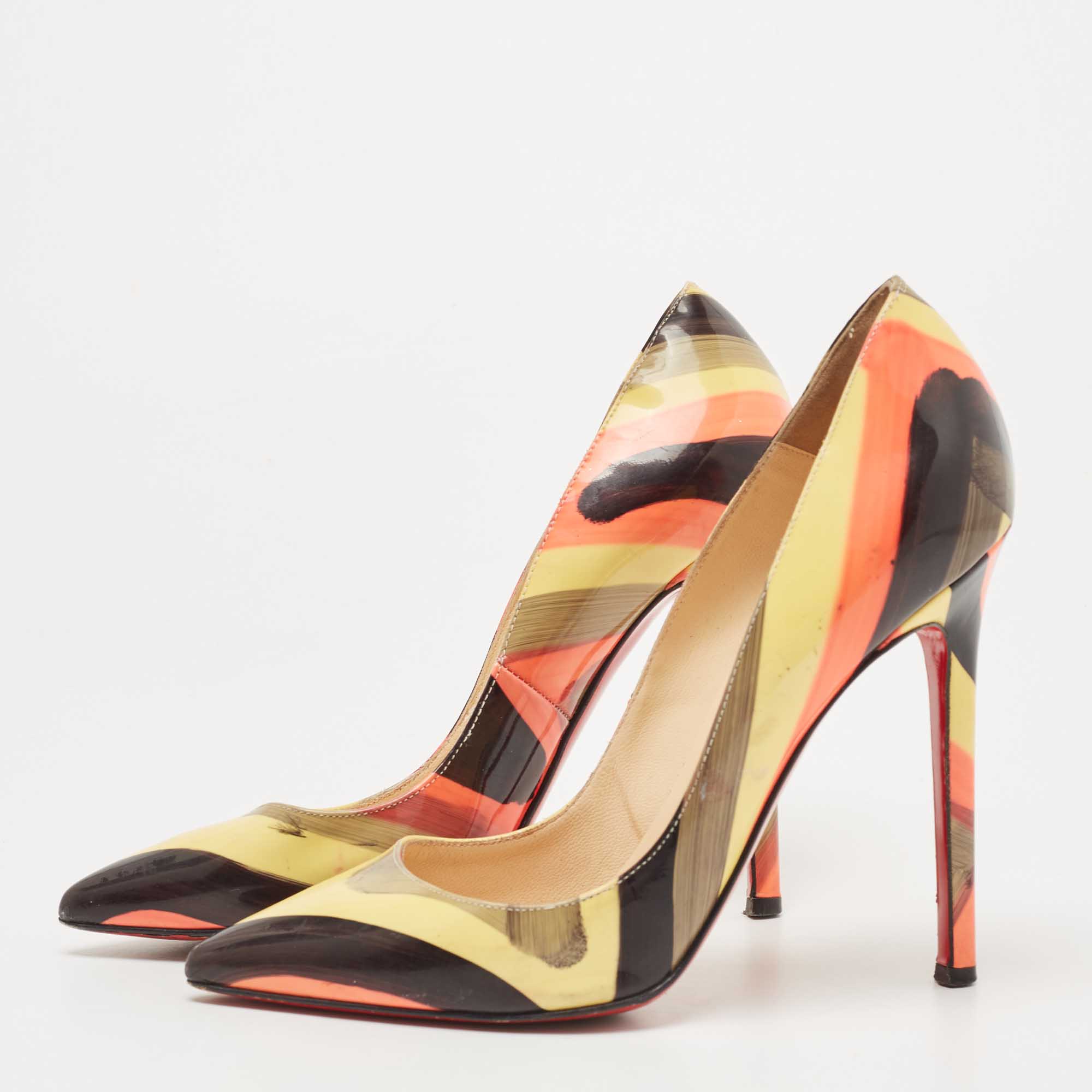 

Christian Louboutin Multicolor Patent Pigalle Pumps Size