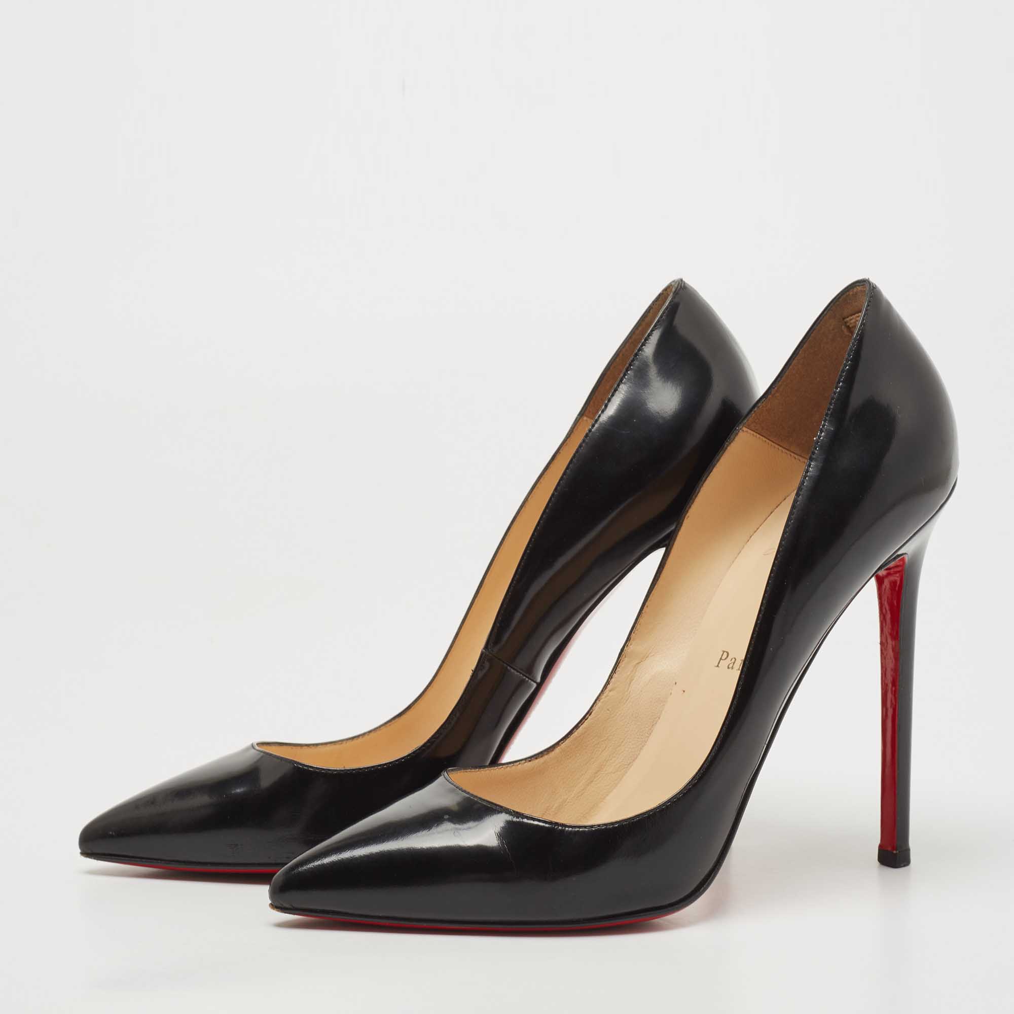 

Christian Louboutin Black Leather Pigalle Pumps Size