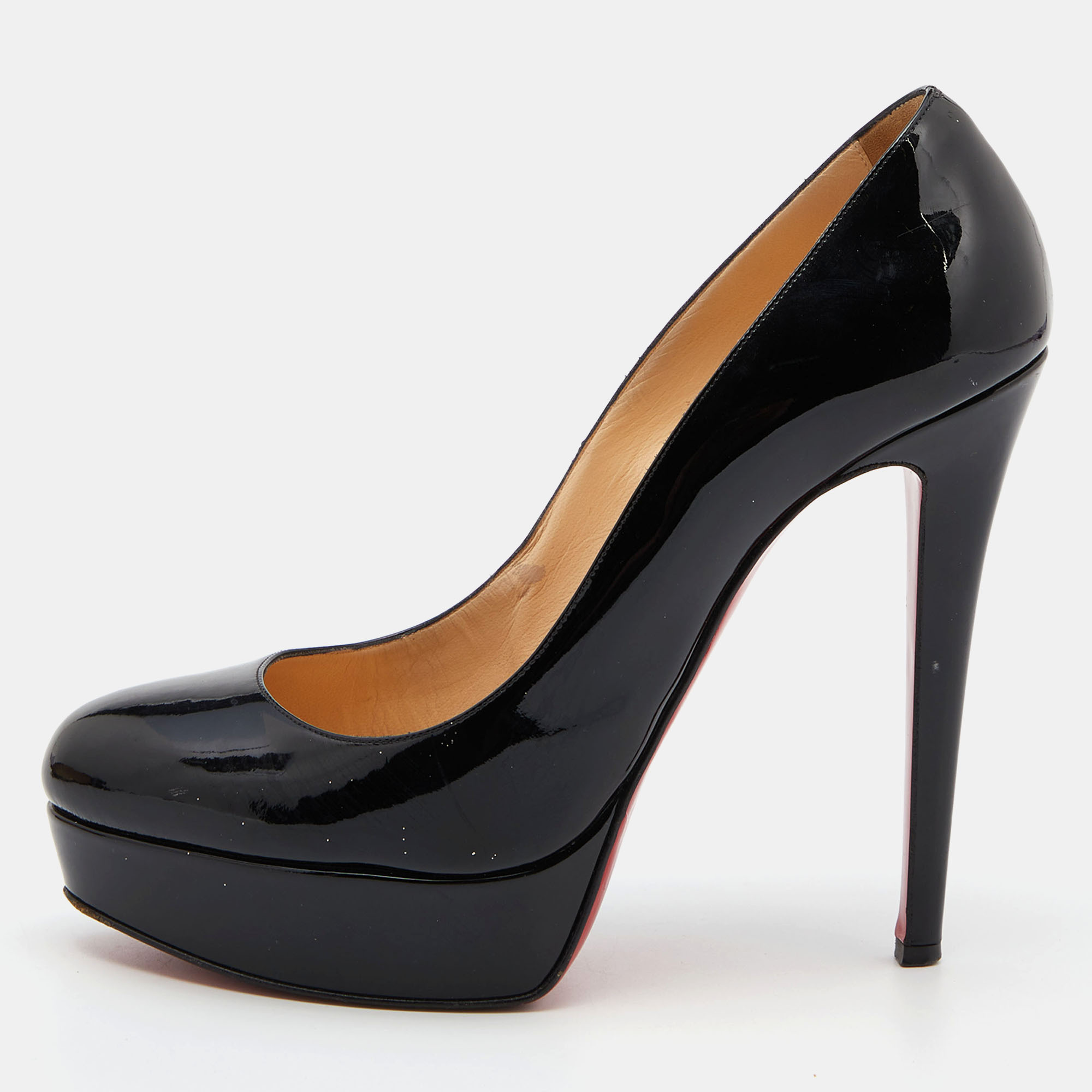 

Christian Louboutin Black Patent Leather Bianca Pumps Size