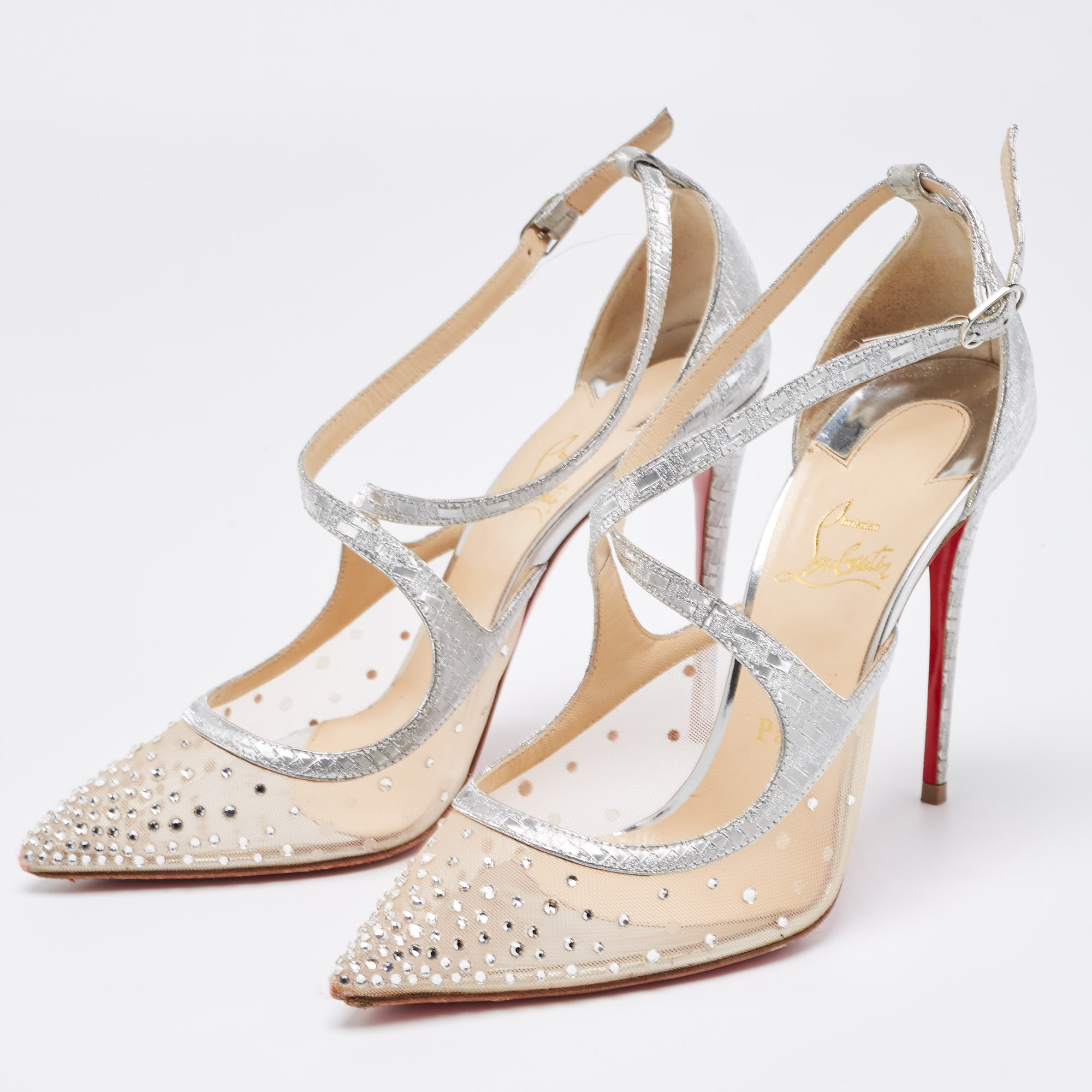 Christian Louboutin Twistissima Strass Strappy Red Sole Pumps  Christian  louboutin, Christian louboutin shoes, Christian louboutin heels