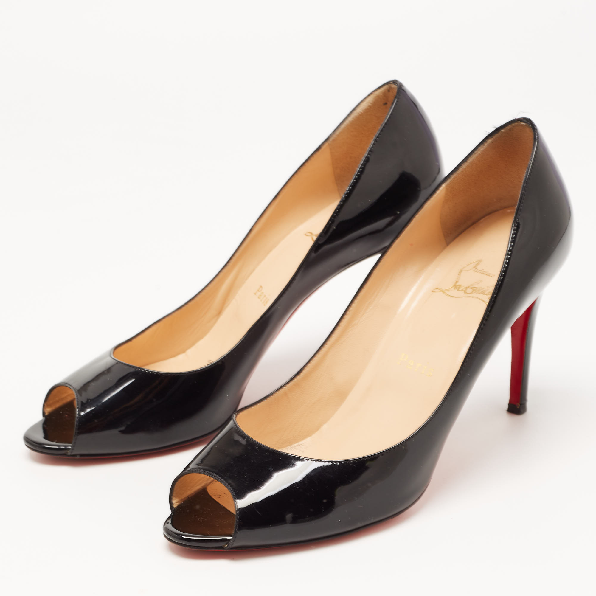 

Christian Louboutin Black Patent Leather You You Pumps Size