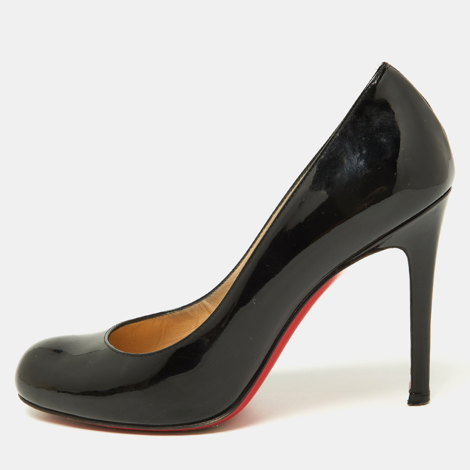 

Christian Louboutin Black Patent Leather Simple Pumps Size