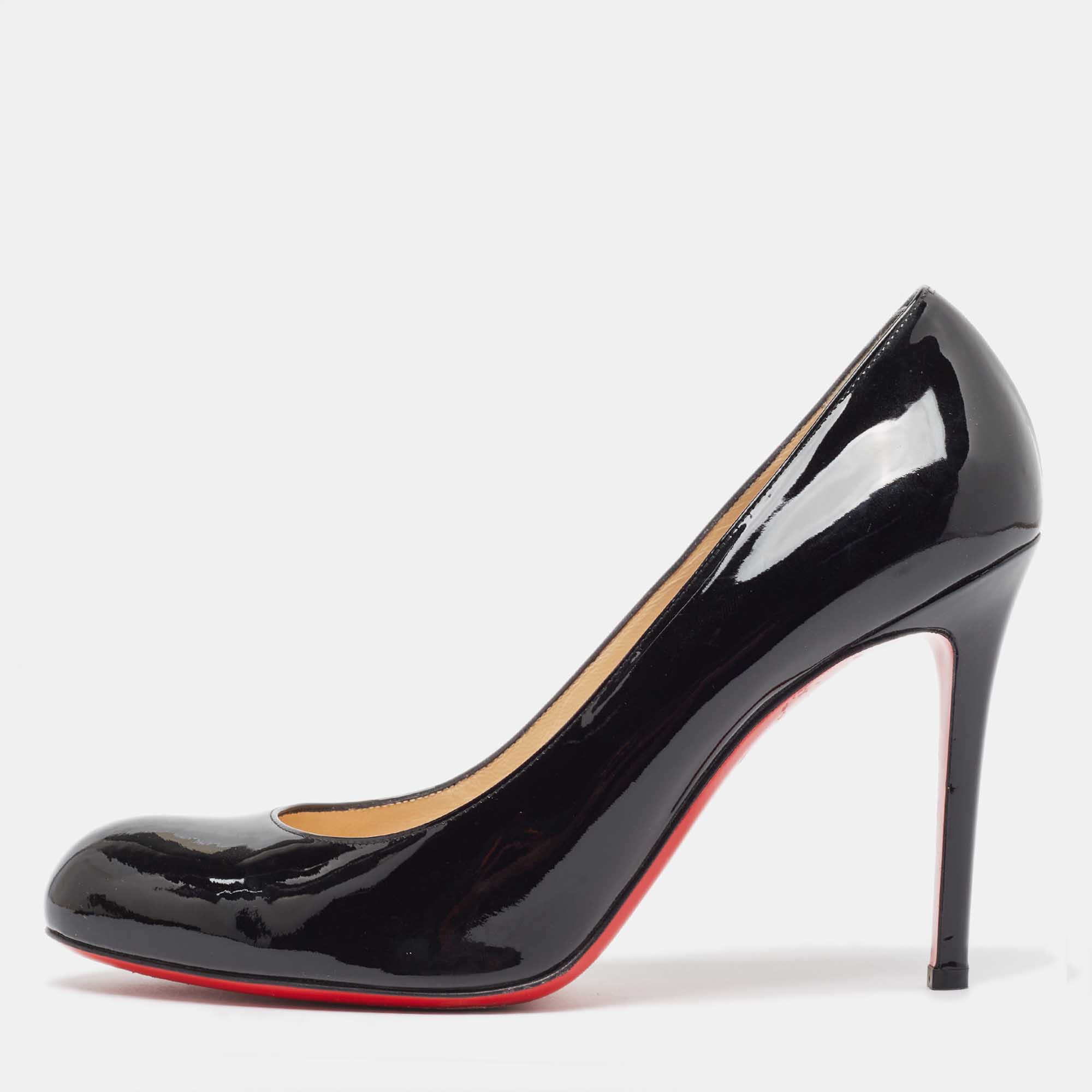 

Christian Louboutin Black Patent Leather Simple Pumps Size