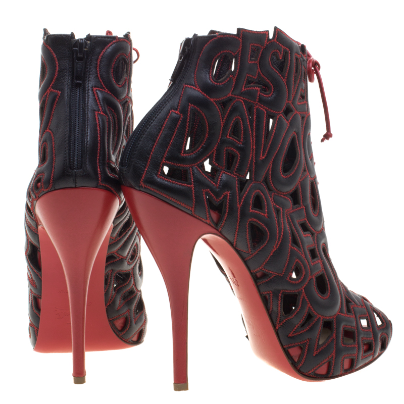 red and black louboutin shoes