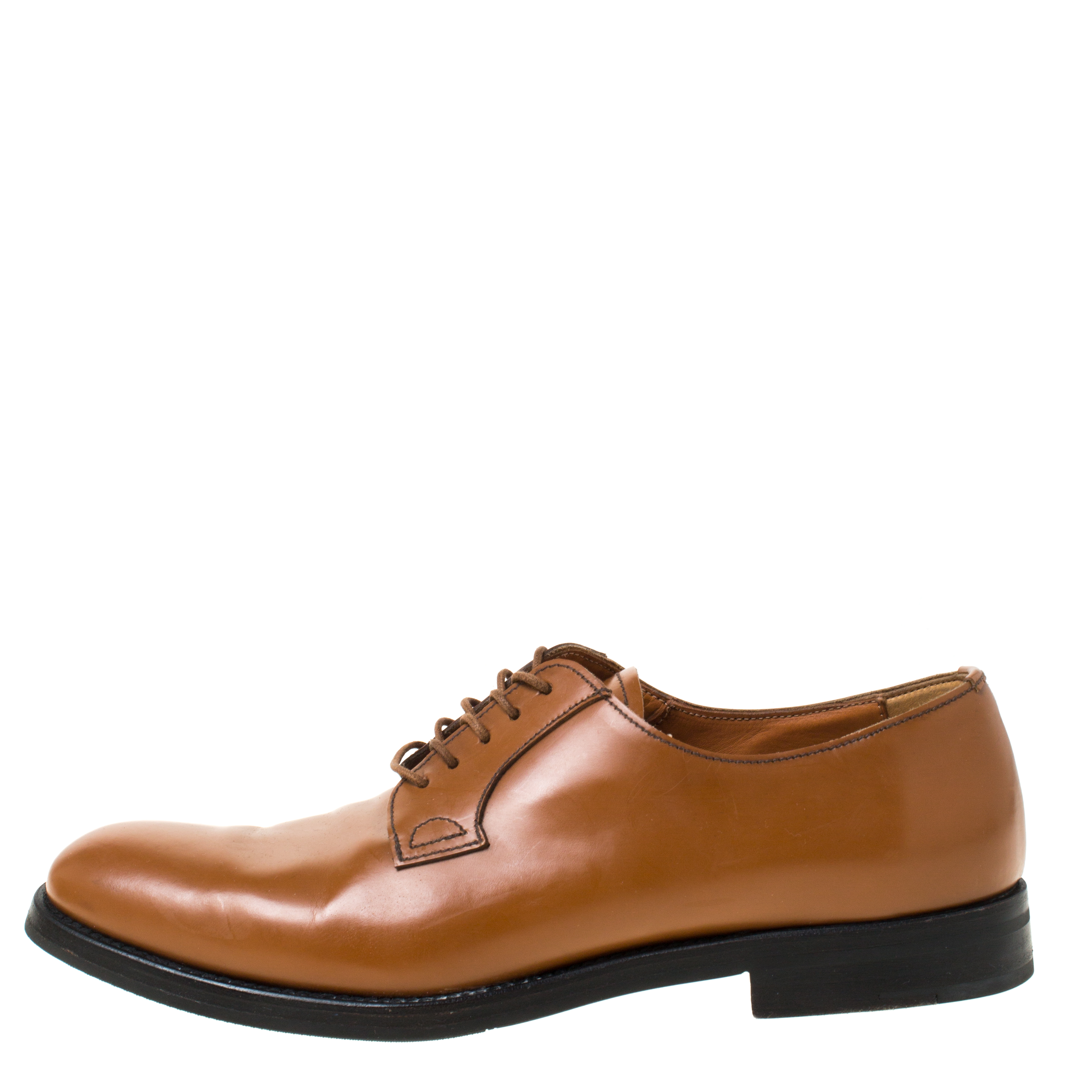 

Church's Brown Leather Derby Size