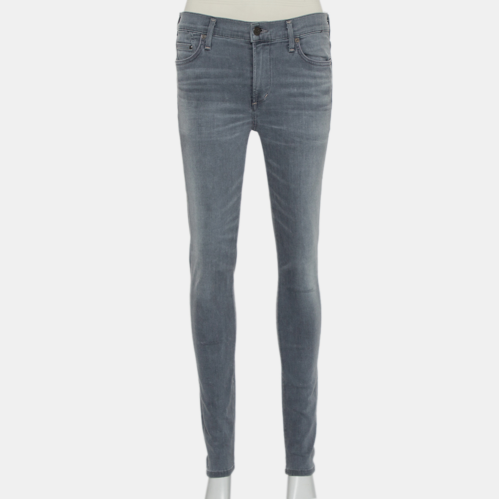 

Citizens of Humanity Grey Denim High Rise Skinny Rocket Jeans