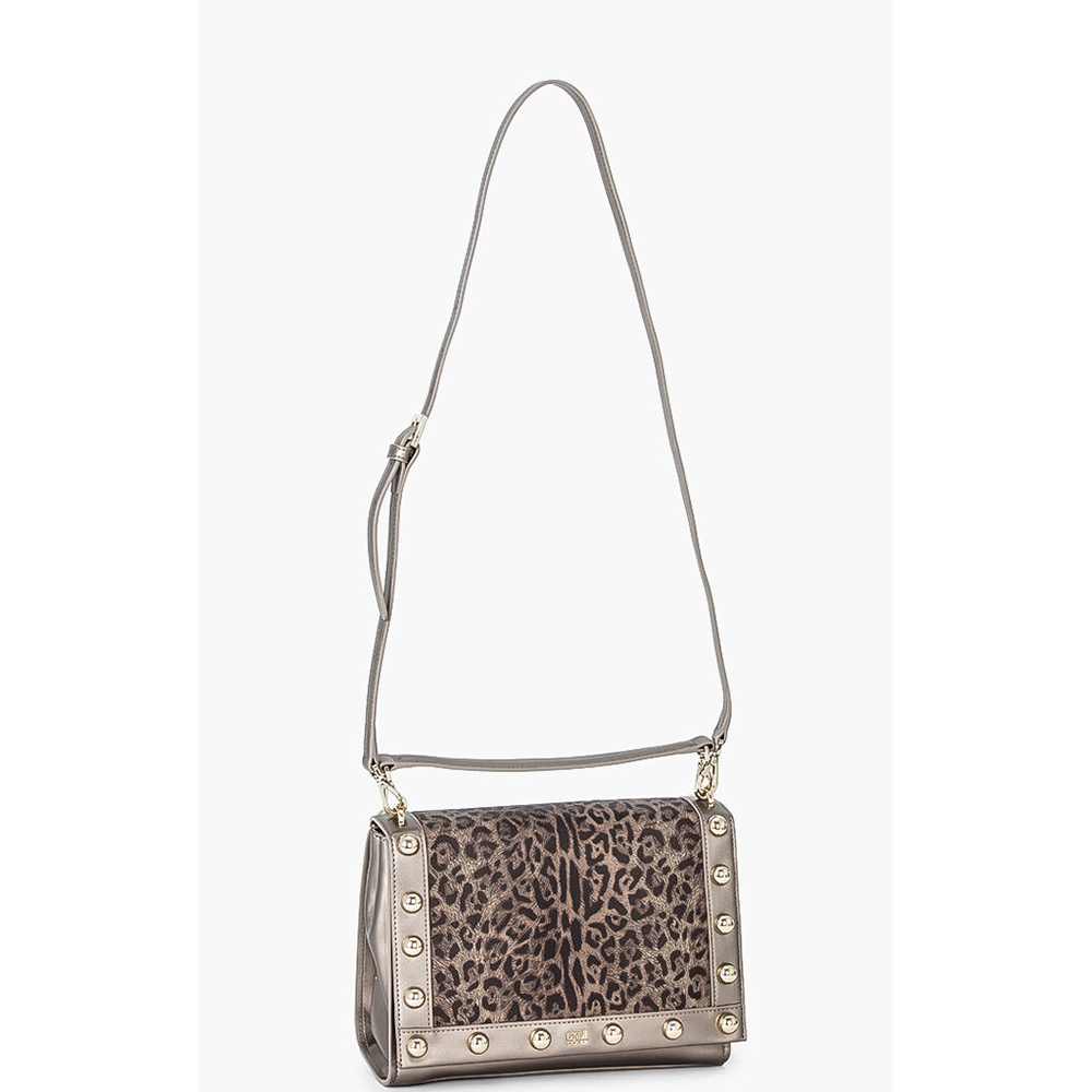 

Class by Roberto Cavalli Brown PVC and Leather Leoglam Shoulder Bag