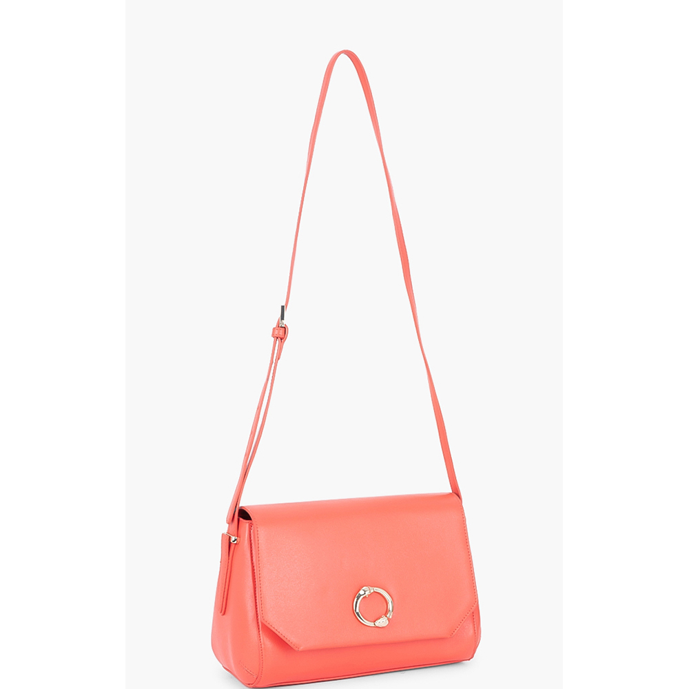 

Class by Roberto Cavalli Orange Leather Doris Medium Shoulder Bag