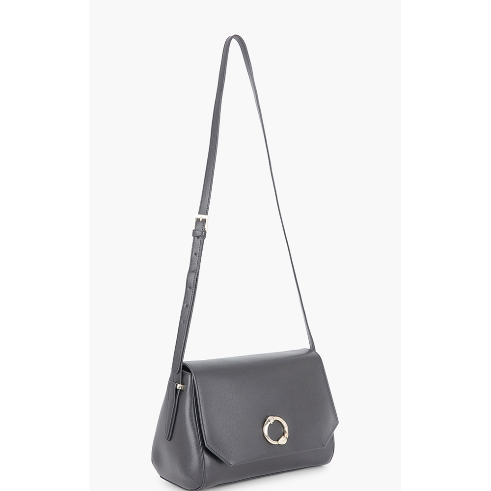 

Class by Roberto Cavalli Black Leather Doris Medium Shoulder Bag