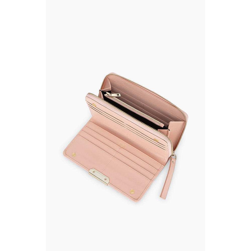 

Class by Roberto Cavalli Pink Leather Sofia Long Wallet