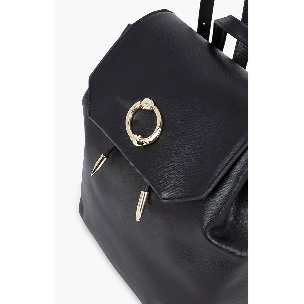 

Class by Roberto Cavalli Black Leather Doris Backpack