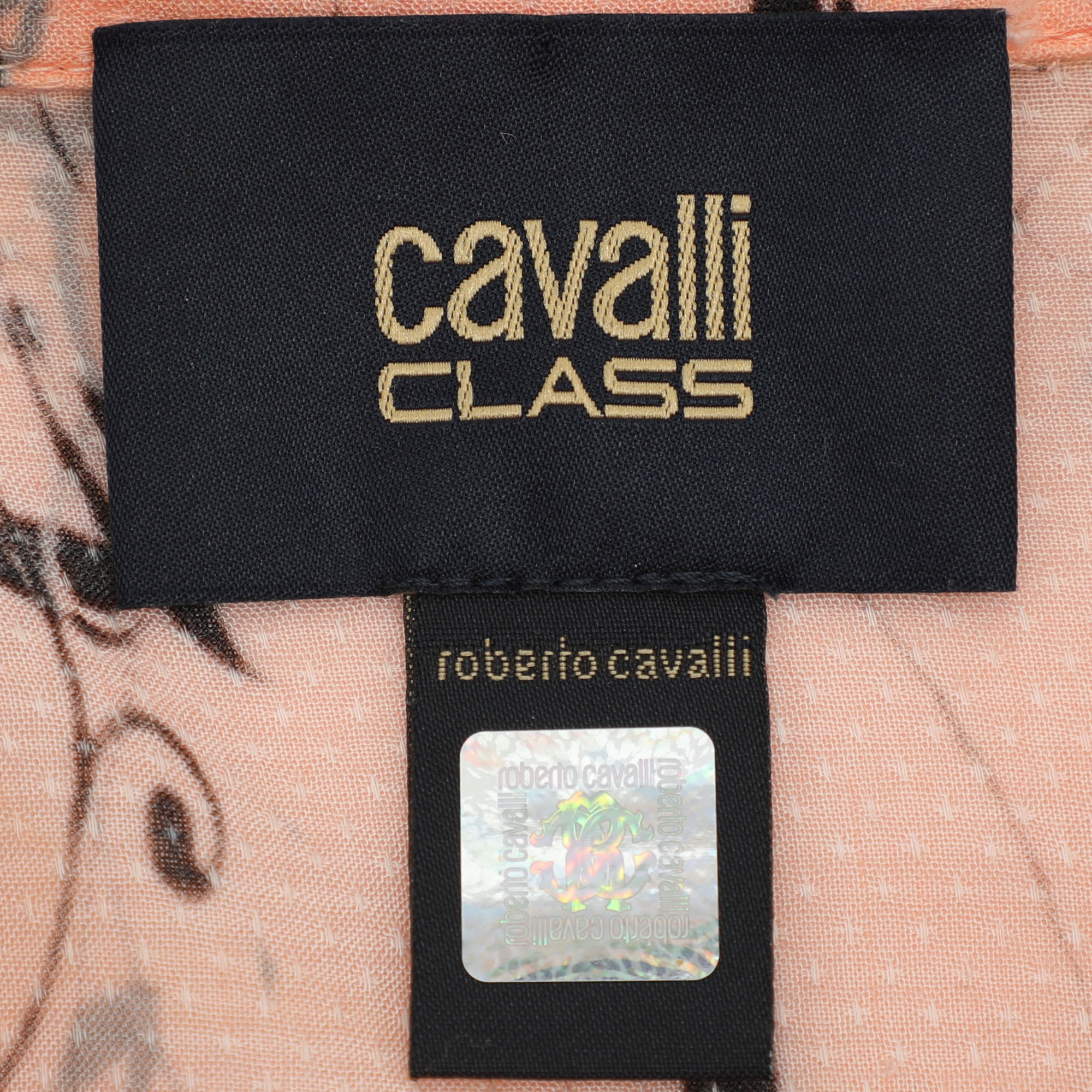 Class by Roberto Cavalli Multicolor Vicose Tunic Blouse L 