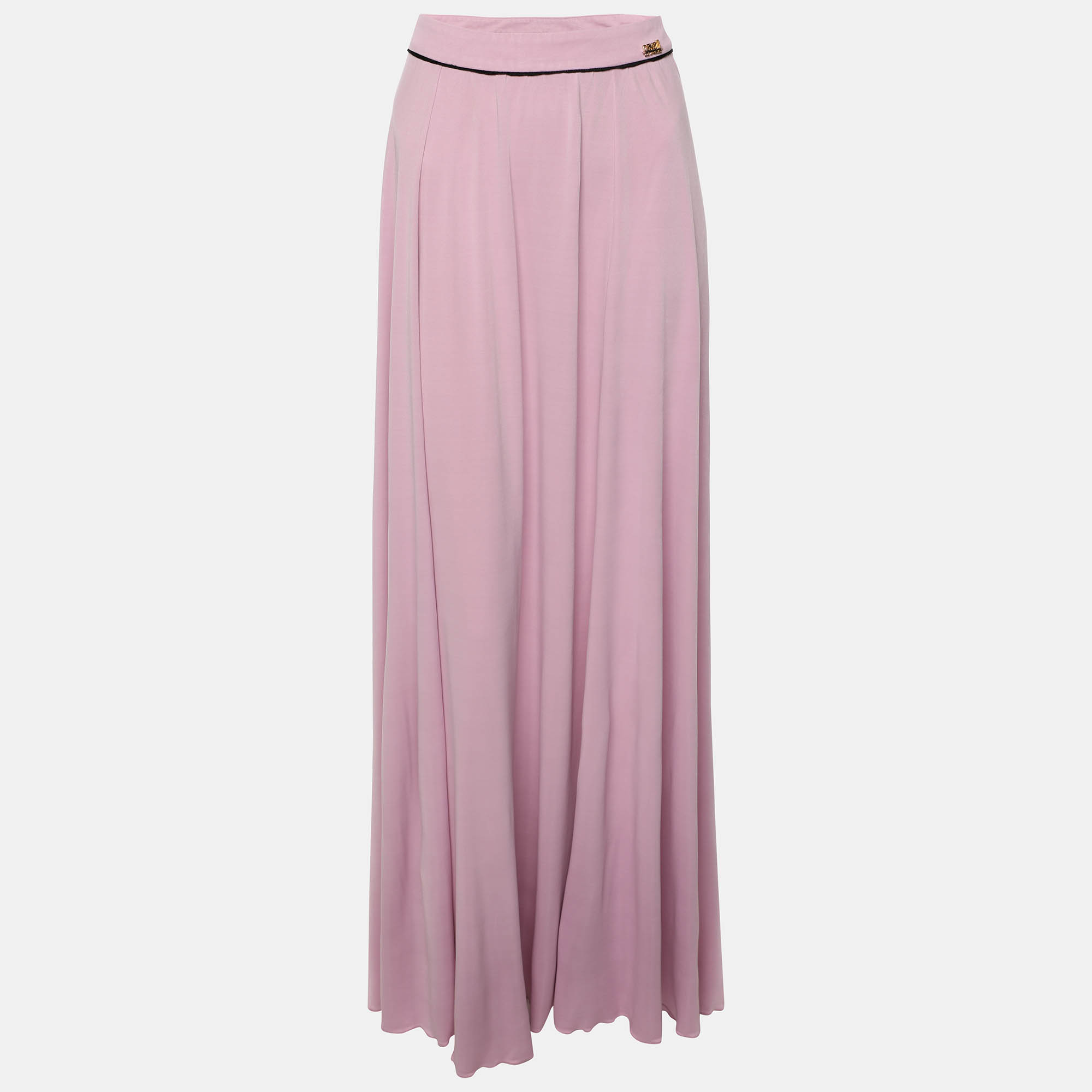 

Class by Roberto Cavalli Pink Viscose Maxi Skirt L