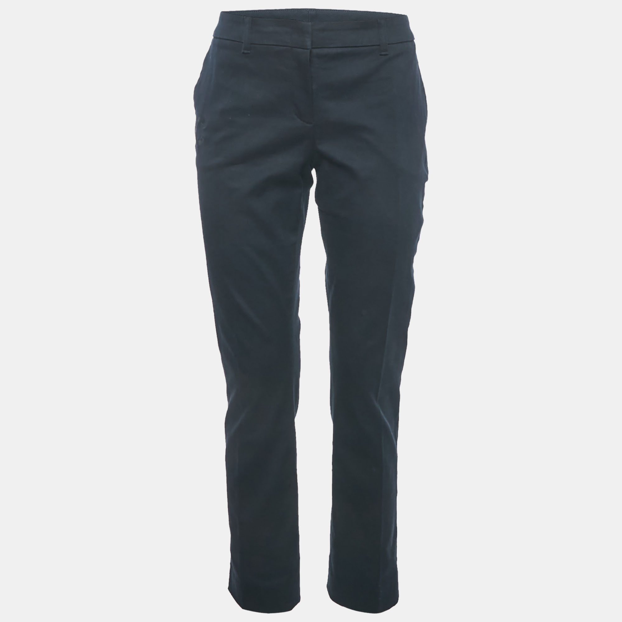 

Class by Roberto Cavalli Navy Blue Cotton Straight Leg Pants M